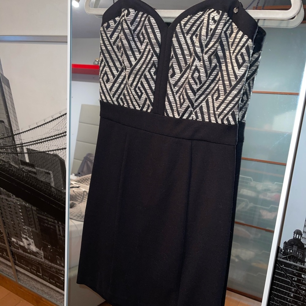 GUESS Strapless Cocktail Dress